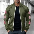 Black and Friday Deals Dihao Christmas Mens Jackets Plus Size Clearance