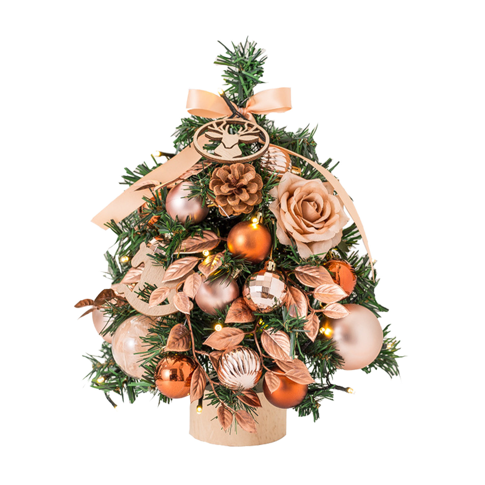 Black and Friday Deals! Dvkptbk 13.78 Inch Mini Christmas Tree with