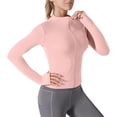 thumbnail image 1 of EGNMCR Women's Sun Protection Hoodie Jacket Lightweight Long Sleeve Sun Shirt for Women with Pocket Hiking Outdoor Fall Winter, 1 of 5