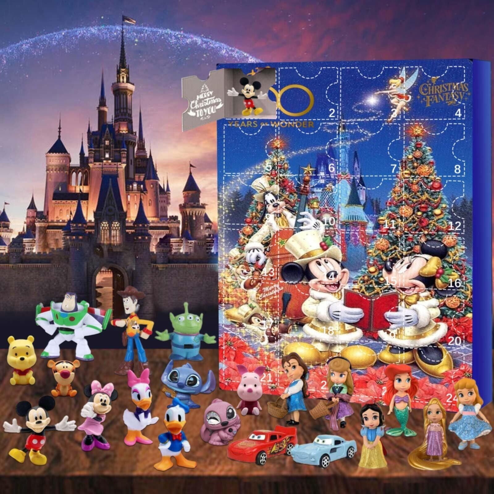 Black and Friday Deals Homchy 2023 Christmas Advent Calendar Contains