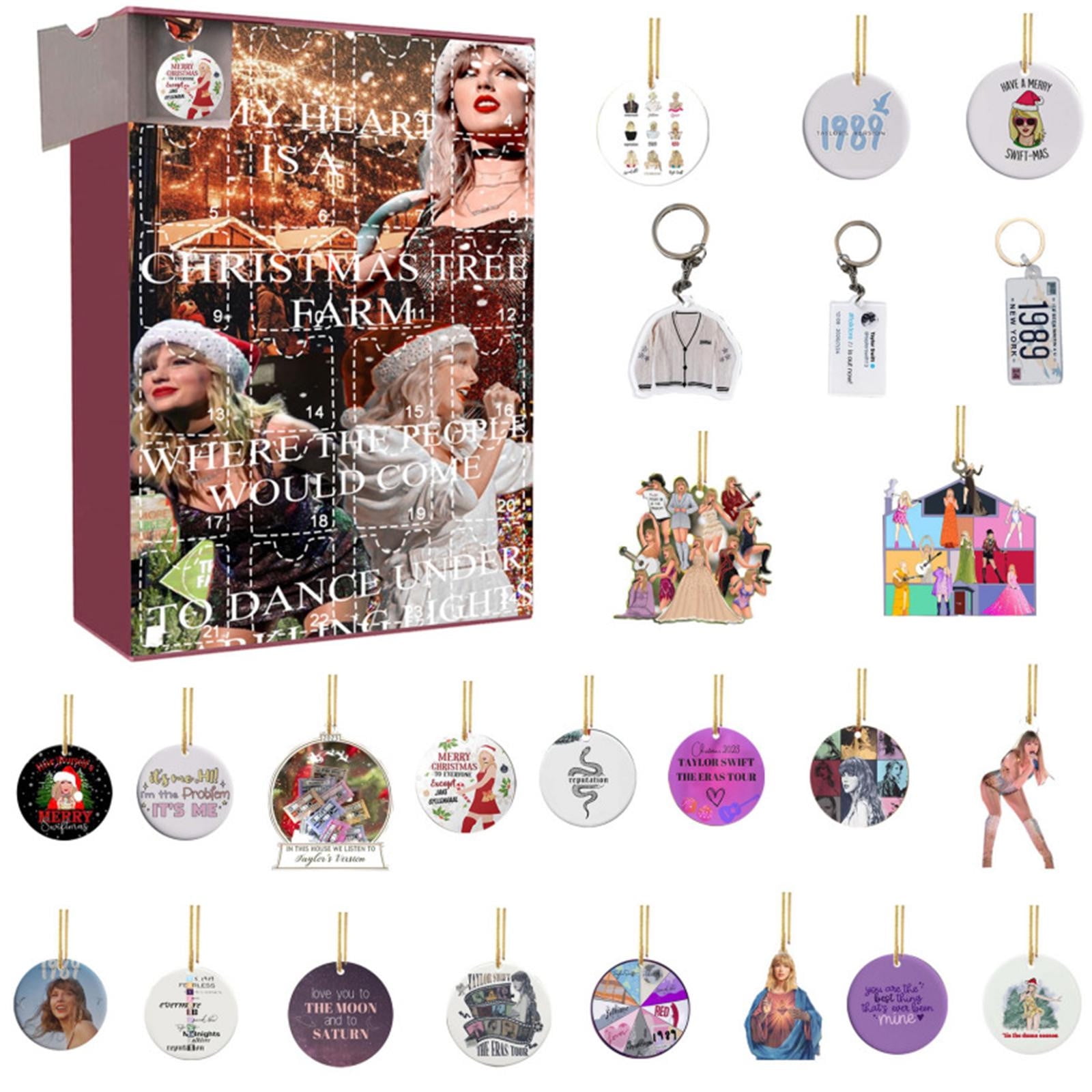 Black and Friday Deals Homchy 2023 Christmas Advent Calendar Contains