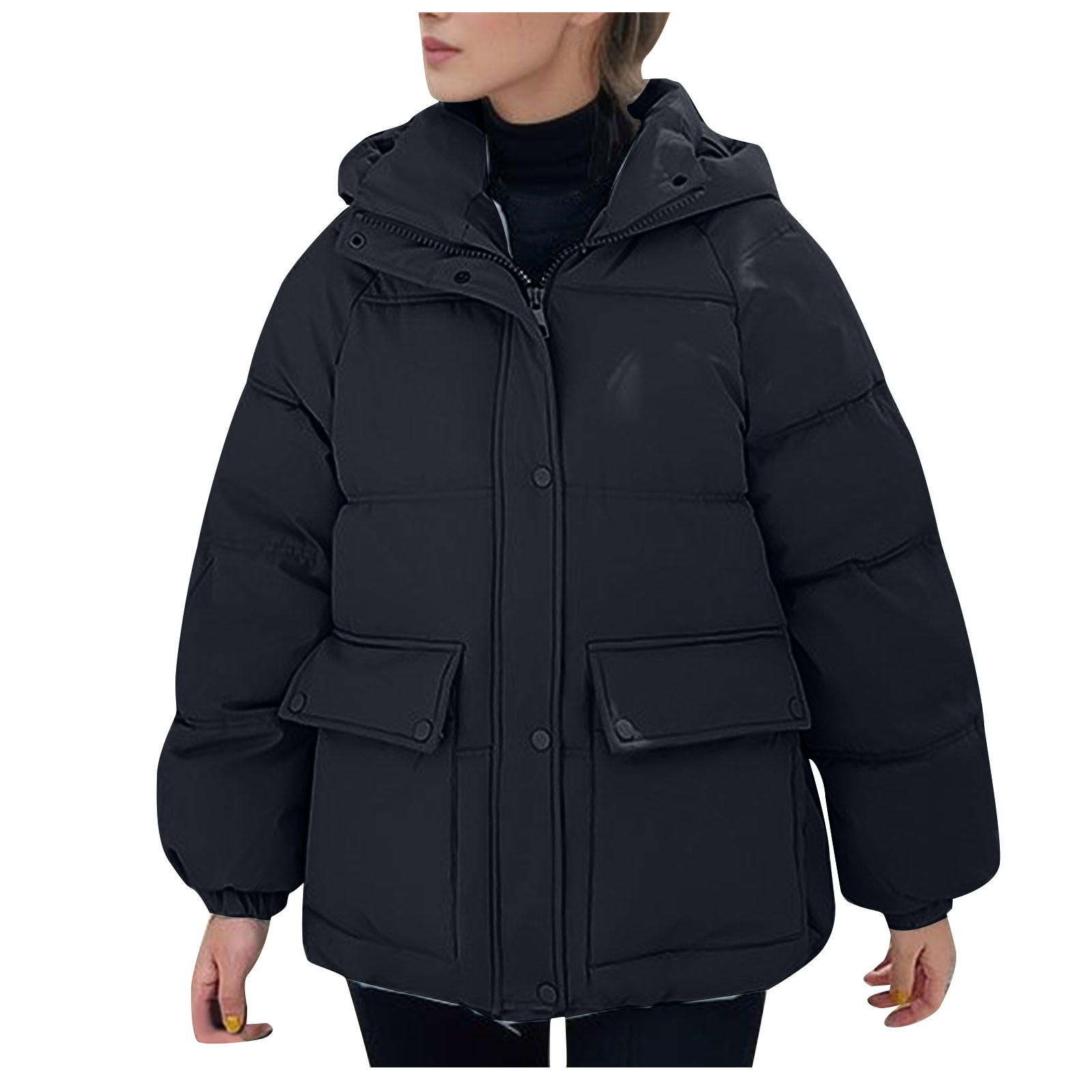Black and Friday Deals Hueook Winter Warm Down Jackets for women Plus ...