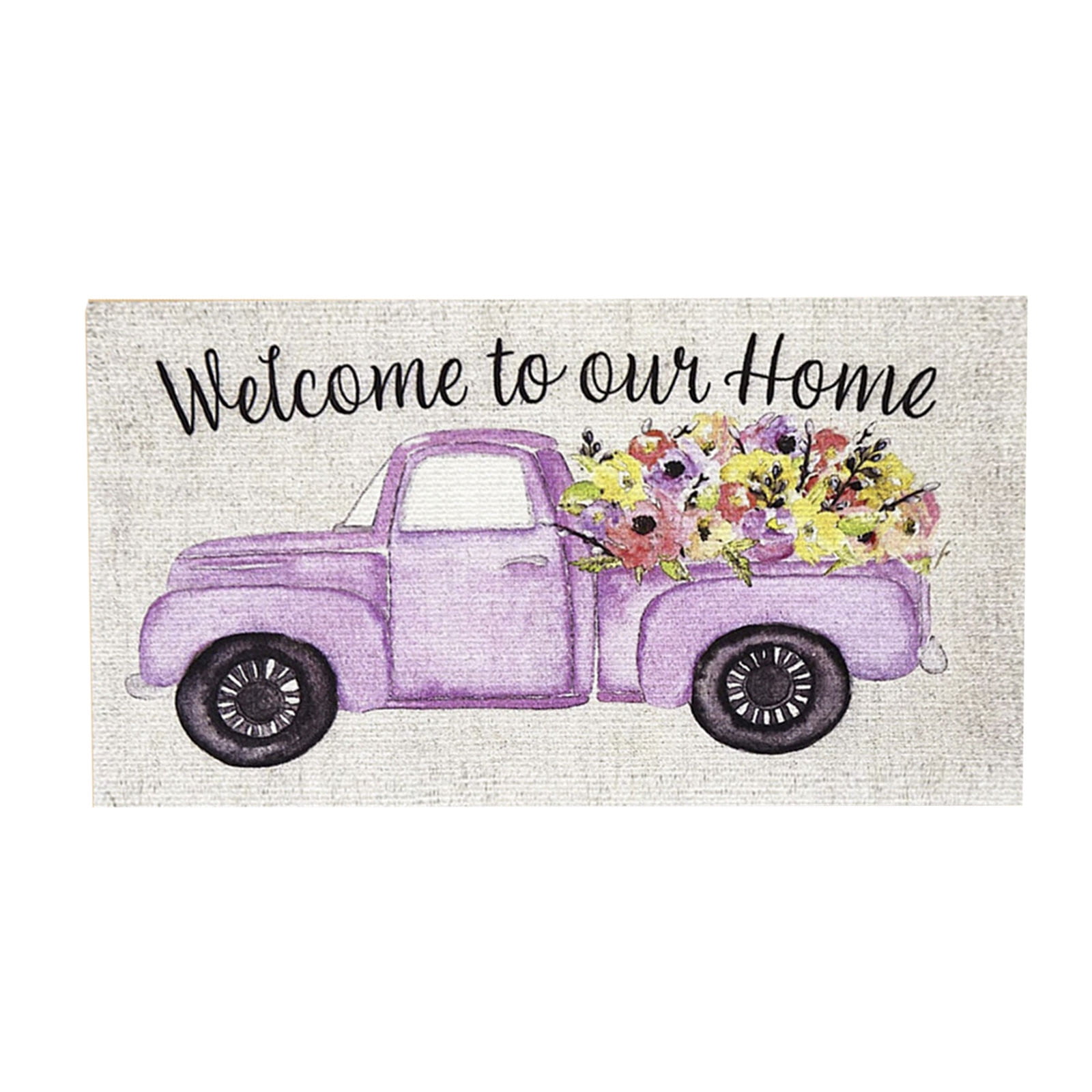 Indoor Doormat Front Back Door Rug Durable Rubber Backing Non Slip Door ...