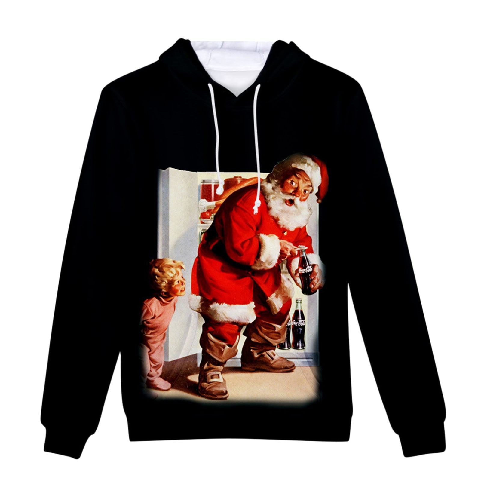 Black and Friday Deals JGTDBPO Christmas Ugly Pullover Hoodie For Men