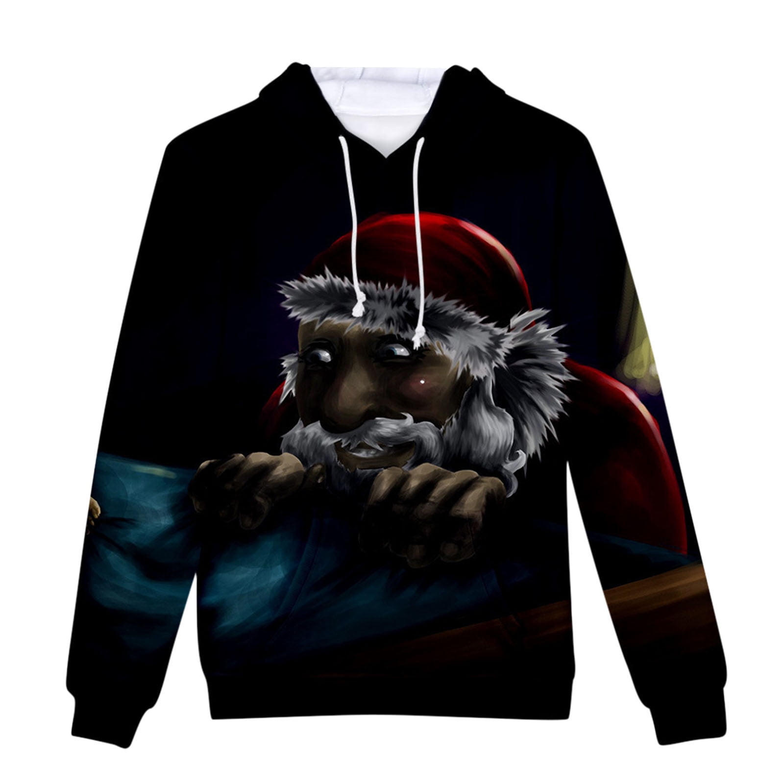 Black and Friday Deals JGTDBPO Christmas Ugly Pullover Hoodie For Men