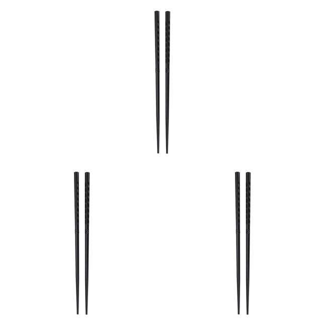 Black for Friday Deals Kingtowag 3Pc Chopsticks, 1 Pair Japanese