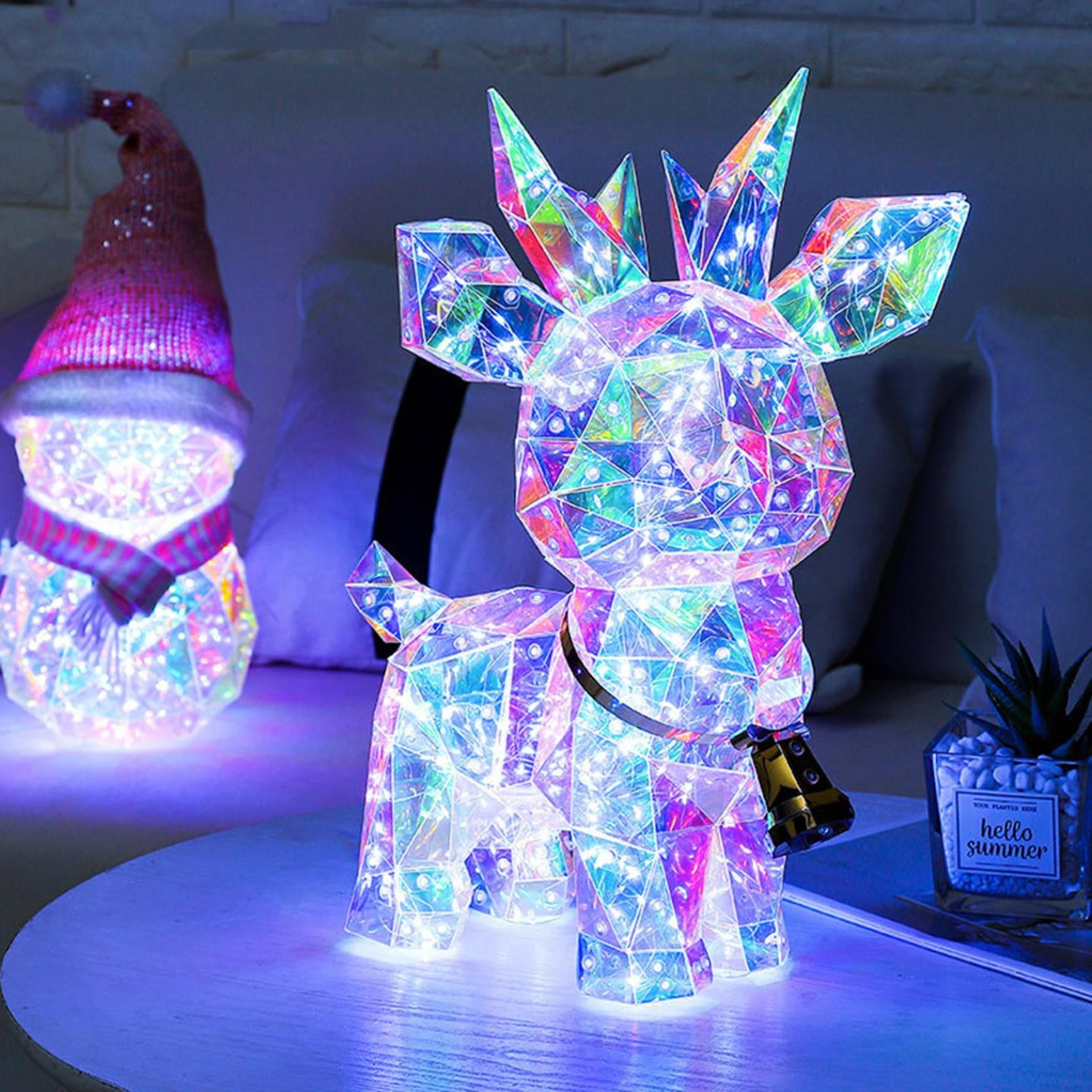 Black and Friday Deals! Lighted Reindeer Decorations Indoor, 15.74 in