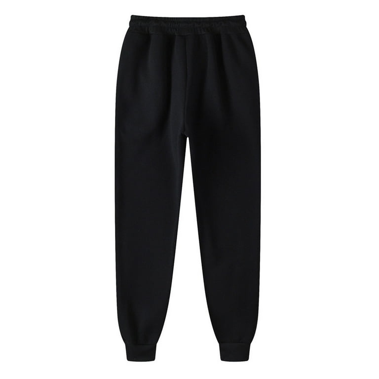 Black for Friday Deals Men s Jogger Sweatpants Basic Active