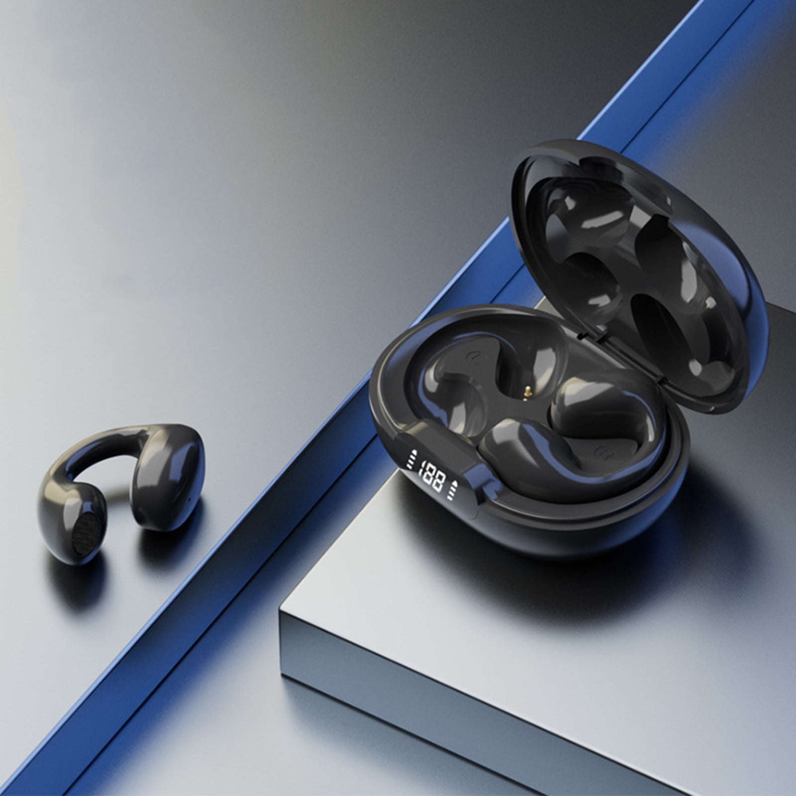 Black and Friday Deals New Ear Clip Boneconduction Bluetooth Earphones