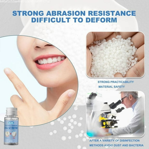 Falseteeth Teeth Solid Glue Fangs Fake Tooth Dentures Props Temporary Filling Teether Costume Party DIY Decorations