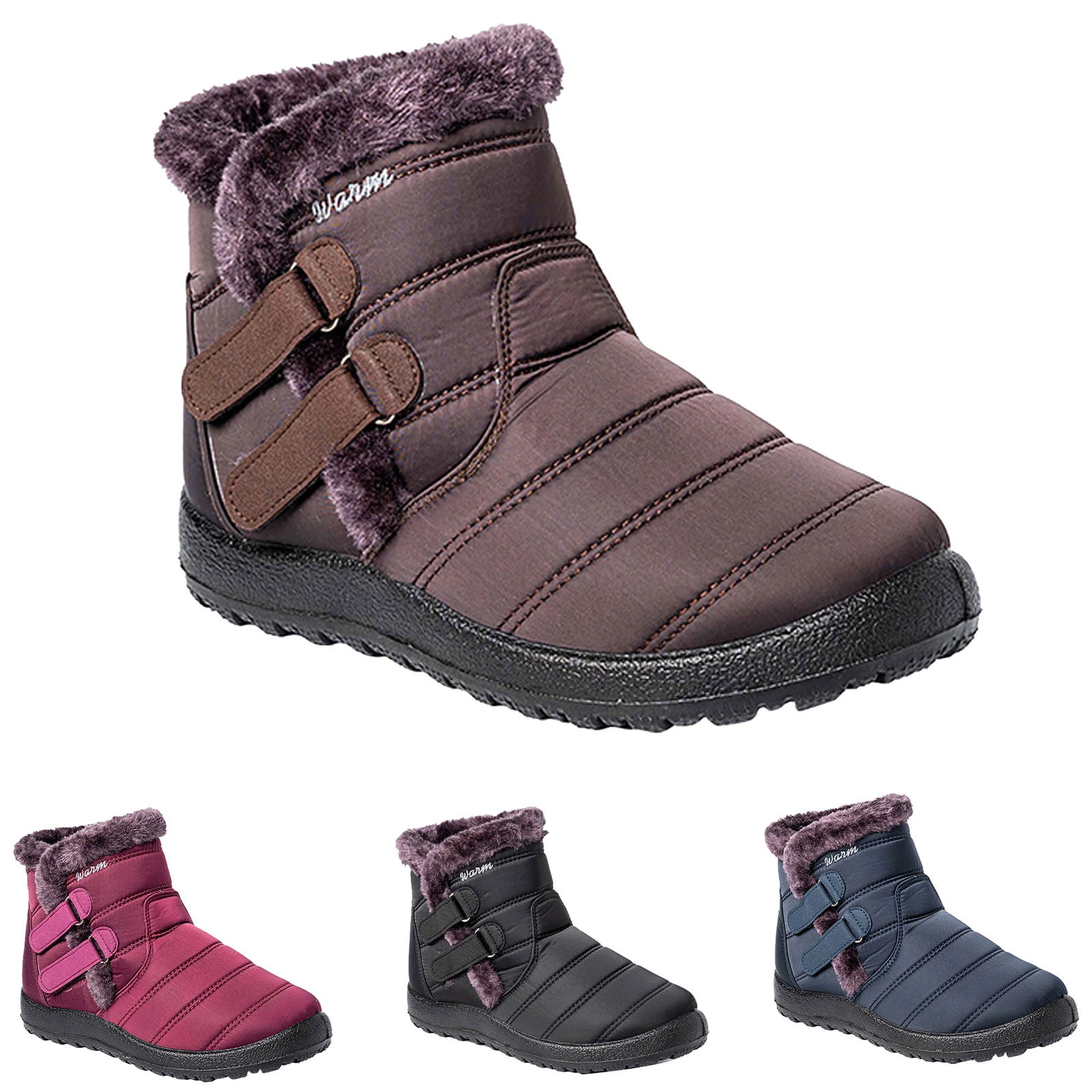 Black and Friday Deals! Suokom Boots for Women, Women Winter Solid