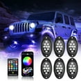 thumbnail image 1 of FengErXian Car Gadgets Must Haves 2024 Clearance RGB Chassis Light Trailer Six Bluetooth Wireless Remote Control Off-road Vehicle Chassis Atmosphere Light, 1 of 9