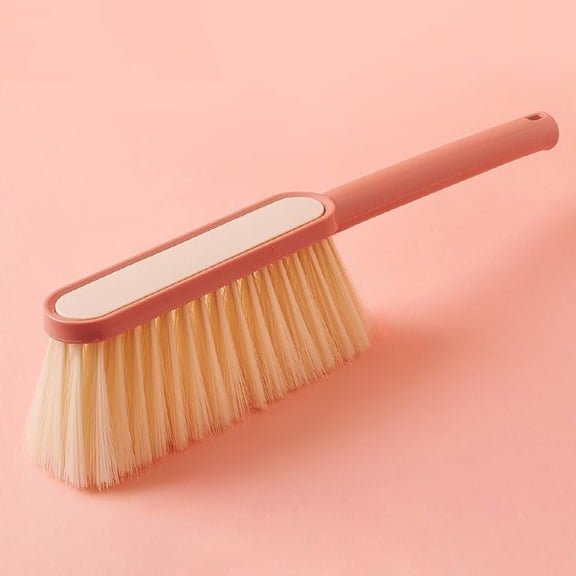 Fengerxian Cleaning Items under $5 Household Bed Sweeping Brush Sofa Carpet Tabletop Cleaning Brush Long Handle Soft Bristle Brush Bedroom Sheet Cleaning