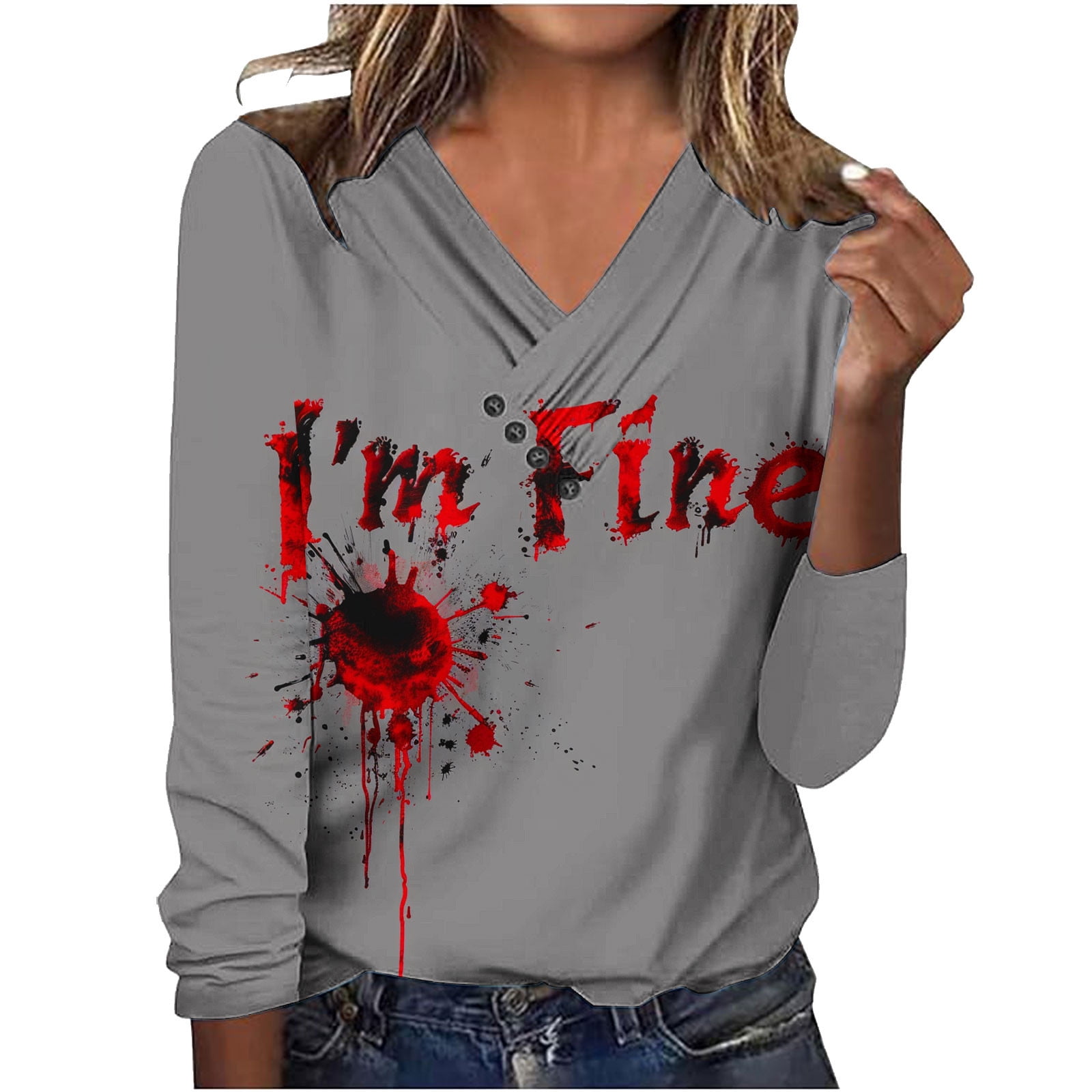 Black and Friday Deals Woman 2024 Funny Halloween Costumes Printed