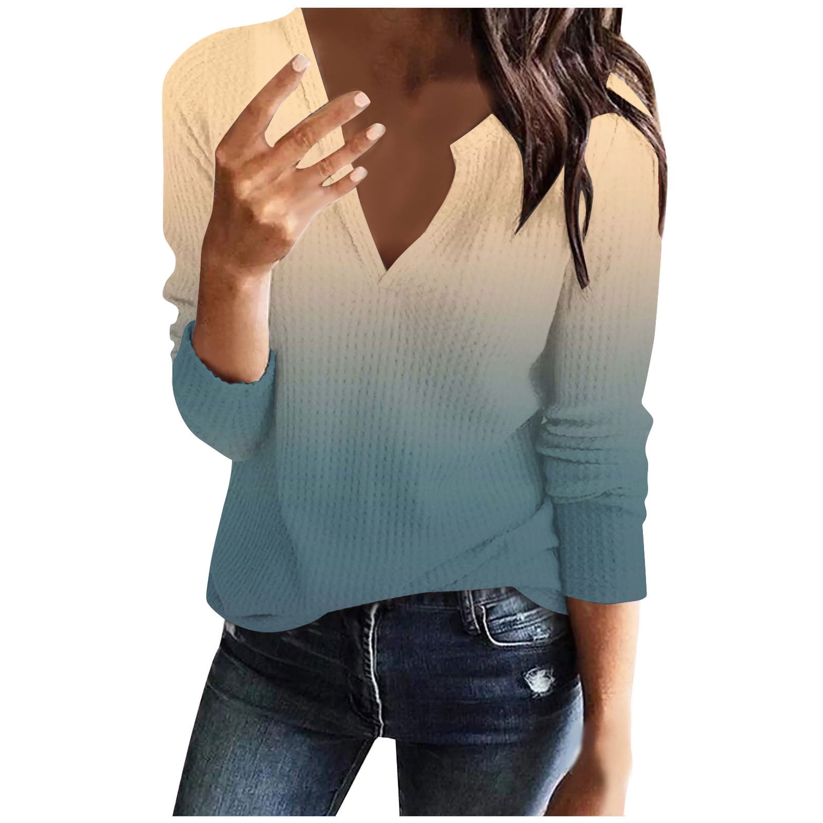 Black and Friday Deals Womens Fall Tops 2024 Dressy Sweatshirts No Hood