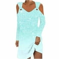 Black and Friday Deals Womens Long Sleeve Dress Casual Spring Sun