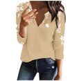 Black and Friday Deals Womens Tops Dressy Casual Tunic Sweatshirt