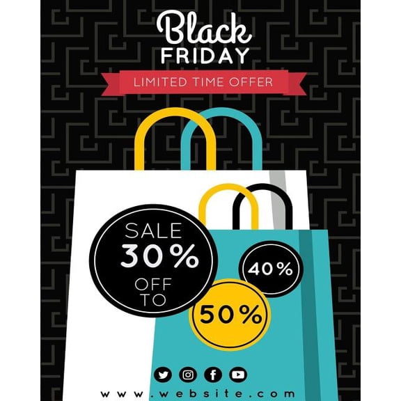 Black Friday Limited Time Offer: Shopping Schedule, Cyber Monday, Gift List Organization