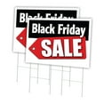 thumbnail image 1 of Black Friday Sale 2 Pack Of 24" x 36" Yard Sign & Stake | Advertise Your Business | Stake Included Image On Front Only | Made in The USA, 1 of 3