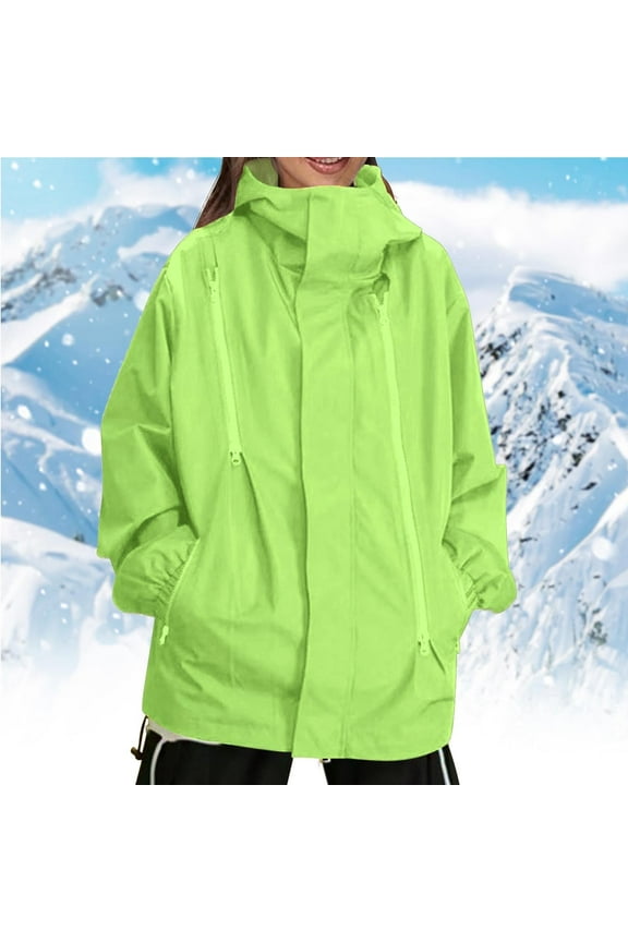 Black*Friday on Sale ChaoHeng Plus Size Rain Jackets for Women Unisex Mountain Style Technical Jacket,Lightweight Single Layer Oversized Workwear Anorak