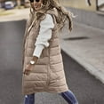 thumbnail image 1 of Black*Friday Sale Chaoheng Womens Fleece Vest Coats Women's New Street Fashion Sleeveless Puffer Vest,Casual Quilted Gilet for Urban Style, 1 of 4