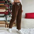 thumbnail image 1 of Black**Friday Sale Chaoheng Womens Winter Pants Women's Double-Sided Fleece Lounge Pants,Plush Thermal Drawstring Waist Pajamas, 1 of 7