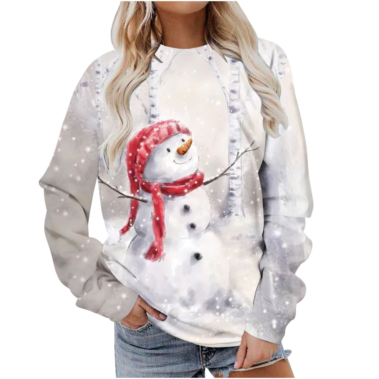Funny Snowman Christmas Sweaters 
