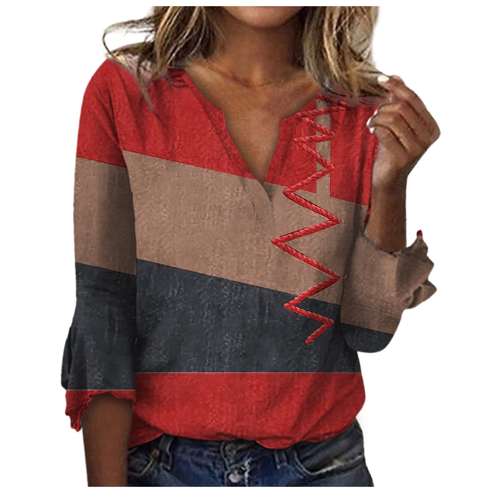 Black and Friday Womens Clothing Clearance under 5 LEAVINGSUO Blouses