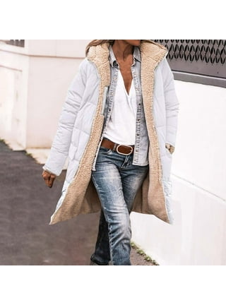 White padded coats on sale