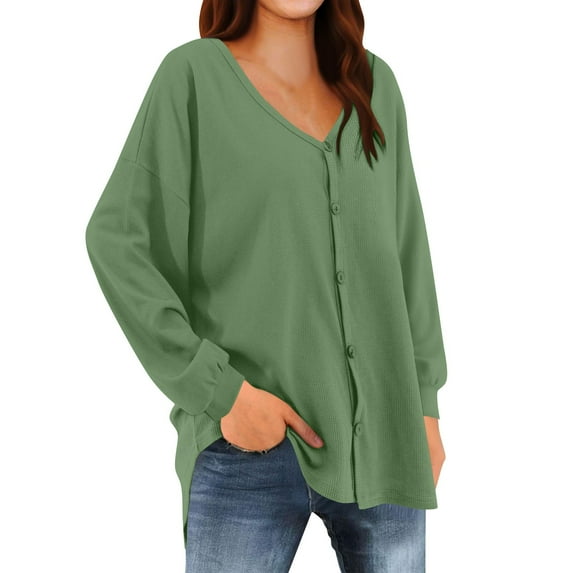 Black**Friday on Sale ChaoHeng Jackets for Women 2025 Women's Solid Color Drop Shoulder Cardigan,Oversized Long Sleeve Open Front Knit Top