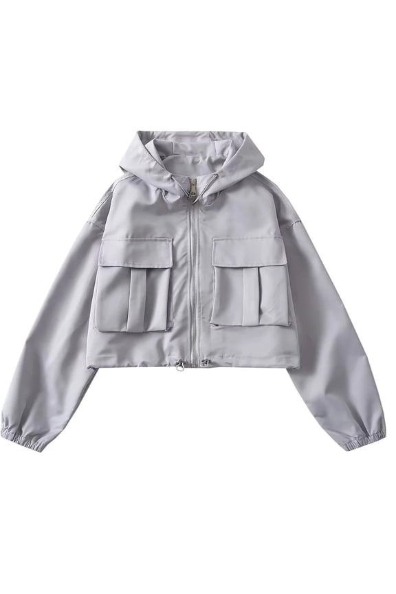 Black**Friday on Sale ChaoHeng Jackets for Women 2025 Women's Utility Sun Protection Jacket,Hooded Safari Style with Drawstring Hem