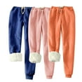 thumbnail image 1 of Black*Friday on Sale ChaoHeng Ladies Pants with Elastic Waist 3 PC Women's Casual Solid Color Jogger Pants, Loose Fit for Home & Sport, 1 of 7