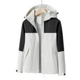 thumbnail image 1 of Black*Friday on Sale ChaoHeng Light Rain Jacket Women Women's Solid Hooded Anorak,Water Resistant Windbreaker Lightweight Hiking Jacket, 1 of 3