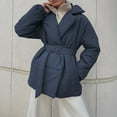 thumbnail image 1 of Black*Friday on Sale ChaoHeng Women Outerwear Winter Women's Solid Color Fleece Lined Jacket,Fashion Hooded Zip Up Coat with Pockets, 1 of 6