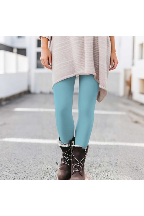 Black*Friday on Sale ChaoHeng Women Trousers Dress Pants Women's Solid Color High-Elastic Waist Leggings for Fitness and Casual Wear