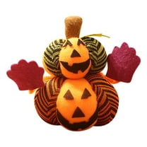 Black Fridy 2022! Chmadoxn Plushies Toy Set Pumpkin Halloween Decoration Home Ornament Plush Stuffed Doll Decor Cute Kawaii Plush Gifts for Children Kids Friends