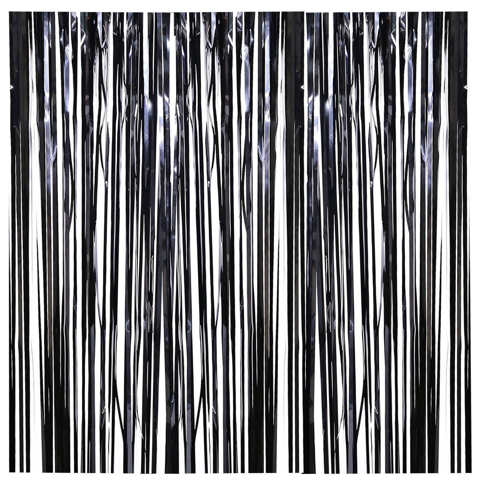 Black Fringe Halloween Backdrop - Greatril Black Streamers Outdoor Hol —  CHIMIYA