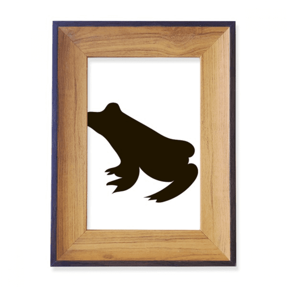 Black Frog Cute Animal Portrayal Photo Frame Exhibition Display Art Desktop Painting