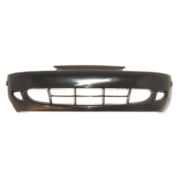 Black Front Bumper Cover for 1995-1996 Mitsubishi Eclipse