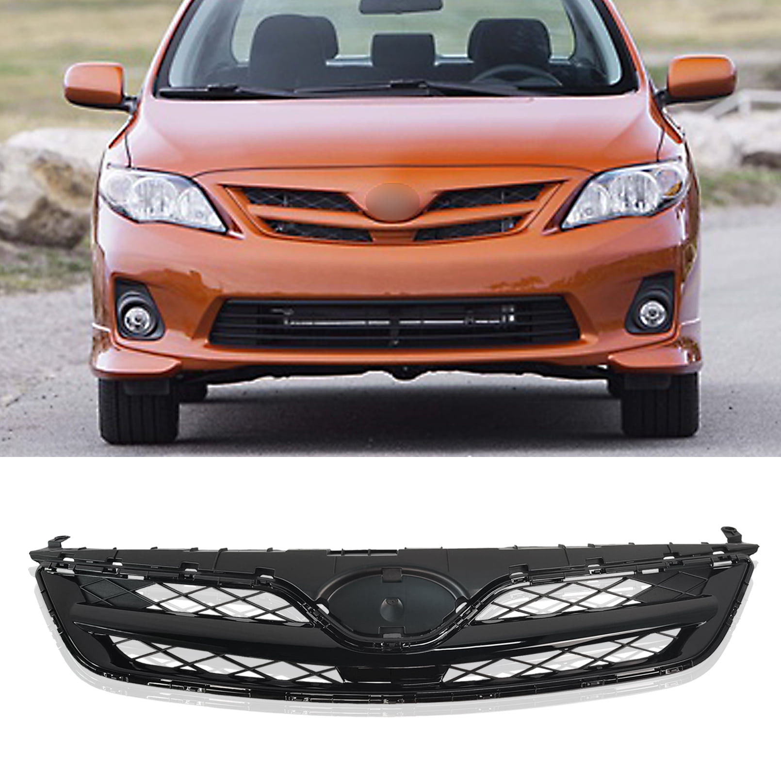 For 2021 2022 Toyota Camry LE Front Bumper Upper Lower Grille Strip - Foto 7