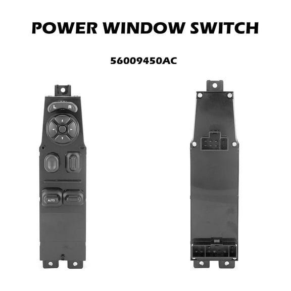 Black Front Driver Side Power Window Switch for Jeep Cherokee XJ 97-01 2 Door