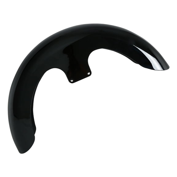 Black Front Fender Fit For Harley Custom Baggers Touring Street Road King Glide