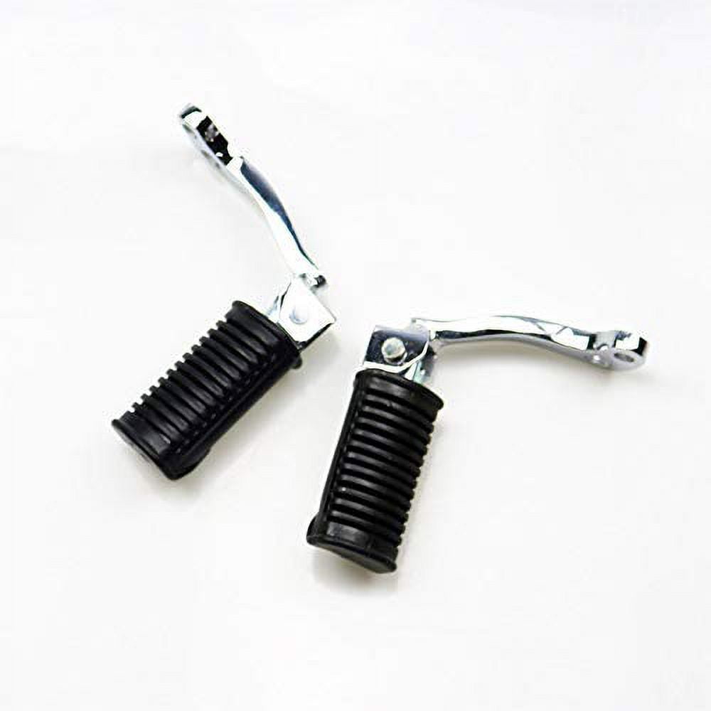 Black Front Footrests Foot Pegs Foot Pedals For Off Road Suzuki GN125 GN-125