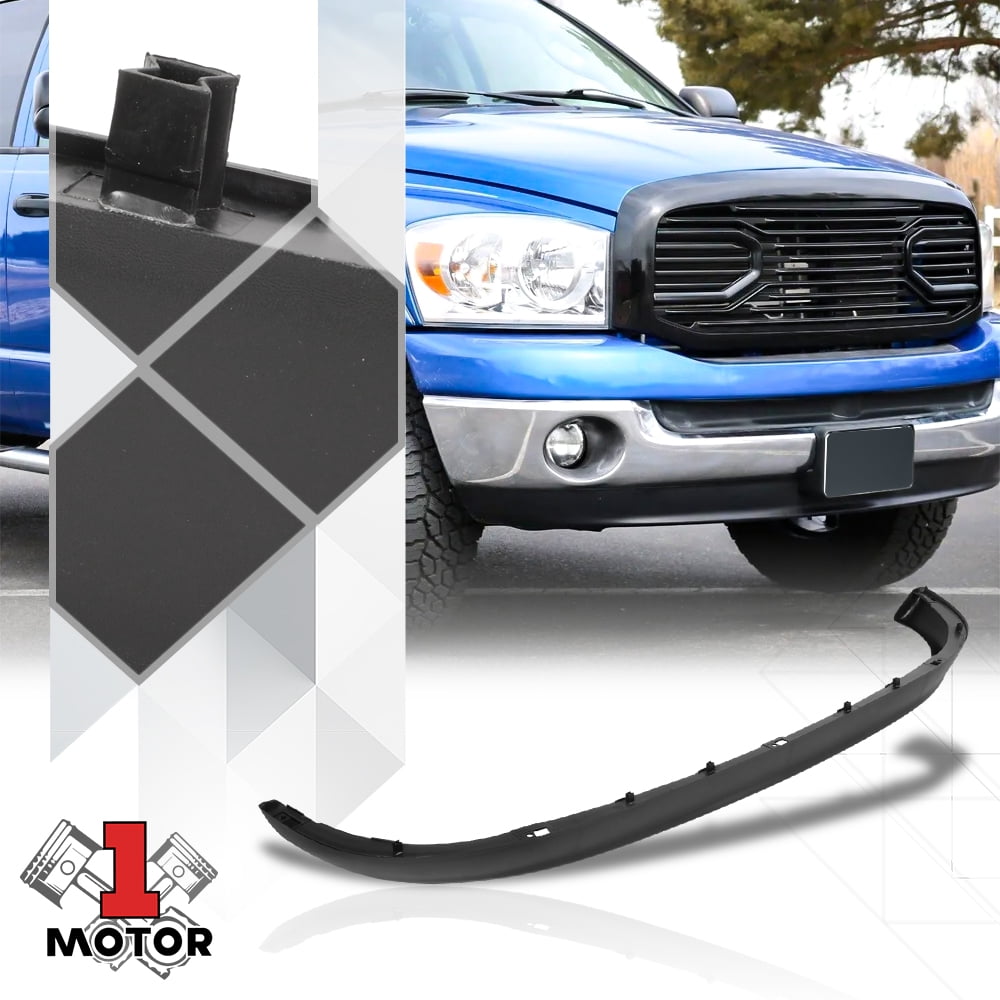 Black Front Lower Bumper Lip Air Dams Deflector Valance for 0209 Dodge