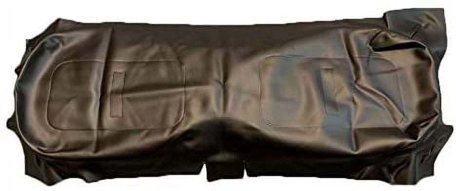 EZGO Seat Bottom Cover For TXT, Medalist, Workhorse - Black Vinyl, 40" X 20", Fits 1994-2008 Models