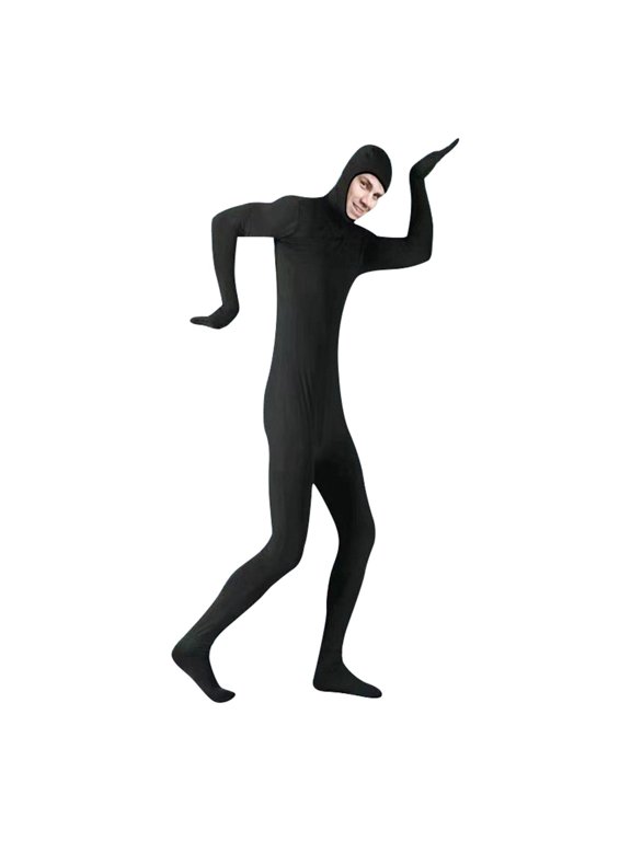 Stealth Man Jumpsuit For Stage Performances & Shows Black Stealth For Halloween