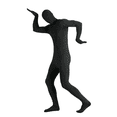 thumbnail image 1 of Black  Full Bodysuit for Men Women Halloween Carnival Cosplay Custome Skin Tight Jumpsuit Spandex Body Suit, 1 of 2