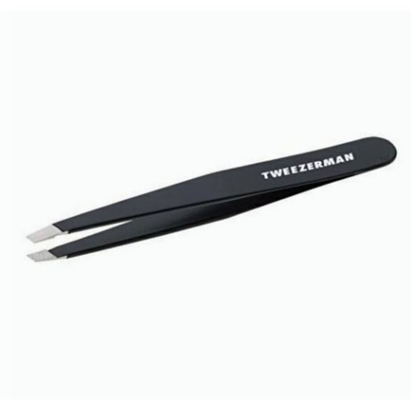 Black Full Size Slant Stainless Steel Slant Tweezer