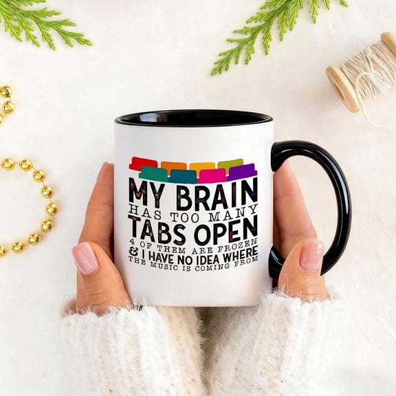 Black Funny Coffee Mug 11oz Ceramic Cup Office Gift Coffee Lover Gift for Friends