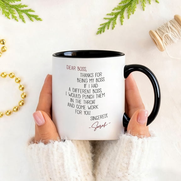 Black Funny Coffee Mug 11oz Ceramic Cup Office Gift Coffee Lover Gift for Friends